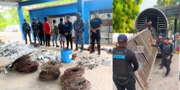Policía desmantela centros de acopio vinculados a compra de metales robados en Barahona