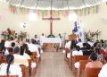 Desarrollo de la Comunidad entrega remozada Capilla cen Sabana Iglesia, Santiago