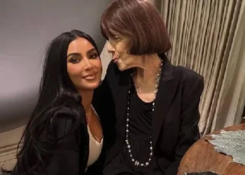 Kim Kardashian responde a críticas por fotos celebrando tras muerte de su abuela