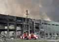 Incendio en planta de gas rusa deja un muerto y 123 heridos