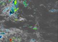Indomet prevé aguaceros, tronadas y ráfagas de viento este lunes por onda tropical y vaguada