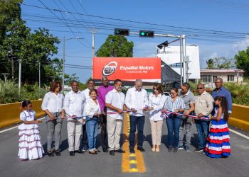 Inauguran distribuidor de tránsito en el Cruce de Sabaneta de Yásica para contribuir a la seguridad vial