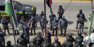 Director PN supervisa despliegue en Navarrete y exhorta a agentes a proteger derechos y garantizar la seguridad ciudadana