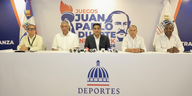 Ministro Kelvin Cruz anuncia los Juegos Juan Pablo Duarte NY 2026