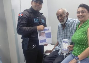 Policía Nacional localiza sano y salvo a hombre de 75 años reportado como desaparecido