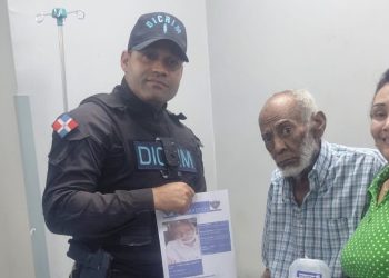 Policía Nacional localiza sano y salvo a hombre de 75 años reportado como desaparecido