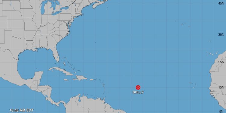 Indomet informa que Dolly degenera en una activa onda tropical