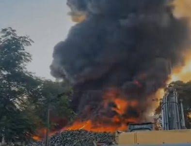 Incendio de gran magnitud afecta vertedero de Cancino Segundo; investigan origen del fuego