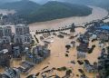 China activa alertas rojas por intensas lluvias e inundaciones