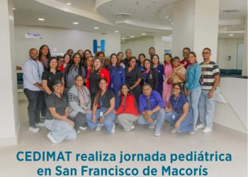Médicos de CEDIMAT y Salud Pública atienden niños con cardiopatías en San Francisco de Macoris