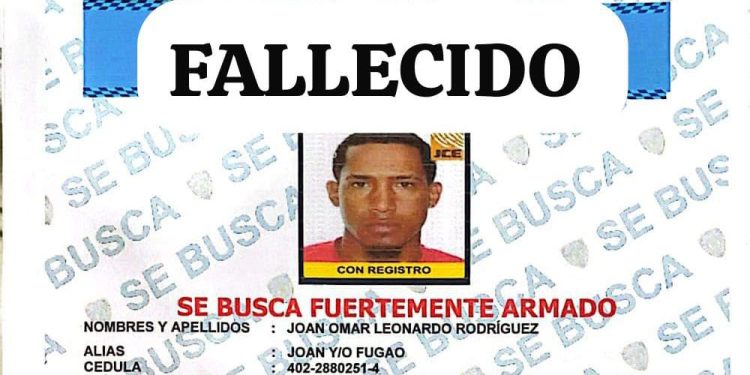 Policía mata a "Fugao" reconocido delincuente en la carretera Pimentel-Nagua