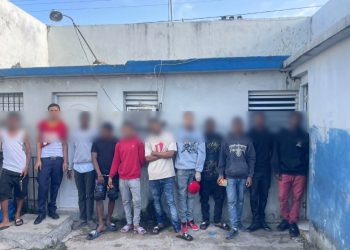PN detiene e investiga a ocho presuntos integrantes de la banda delictiva “Los 5.5” en Haina