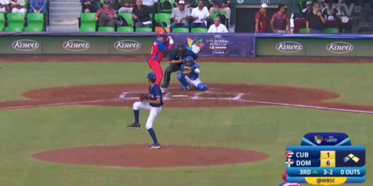 República Dominicana vence 14-4 a Cuba en su debut en el Mundial Sub-15