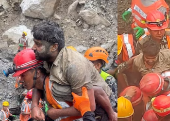 Rescatan con vida a dos trabajadores de un túnel en Nepal tras diez días atrapados por la riada
