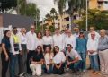Carolina Mejía continuó esta semana con su amplio recorrido por los principales proyectos y con la entrega de obras