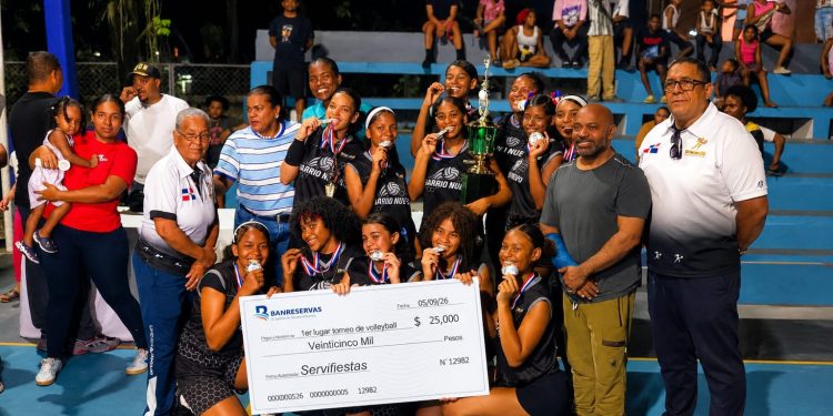 Barrio Nuevo se corona campeón del Torneo Interbarrial de Voleibol de San Cristóbal
