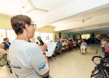 Voluntariado Popular realiza jornada de acompañamiento en el Hogar de Ancianos San Francisco de Asís