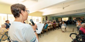 Voluntariado Popular realiza jornada de acompañamiento en el Hogar de Ancianos San Francisco de Asís