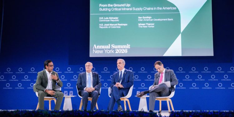 Presidente Abinader destaca potencial de tierras raras en República Dominicana en la Cumbre Anual Concordia 2026 en Nueva York