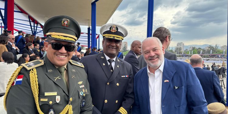 Delegación dominicana participa en la Gran Parada Militar