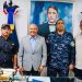 General Jorge Perdomo sostiene reunión con el alcalde ING. SANTO Ramírez para tratar temas de seguridad en Baní