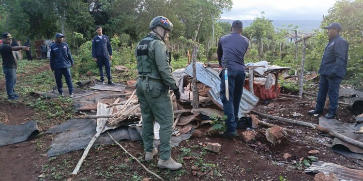 SENPA detiene a 23 haitianos y desmantela 15 casuchas en el Parque Nacional Sierra de Bahoruco