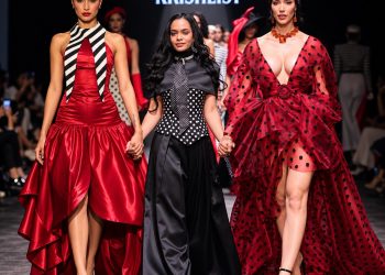 KRISHEISY deslumbra con «Estela», una colección que reinterpreta el glamour del Hollywood clásico en la moda dominicana