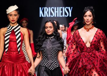 KRISHEISY deslumbra con «Estela», una colección que reinterpreta el glamour del Hollywood clásico en la moda dominicana