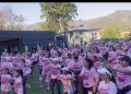 Más de 300 personas se unen en Monseñor Nouel a la caminata "Bonao Camina por la Vida" organizada por la Dra. Yanibel Morales