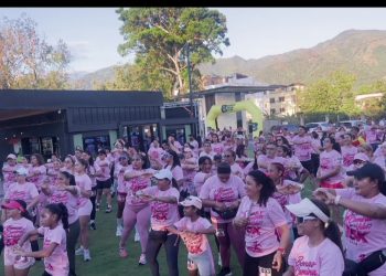 Más de 300 personas se unen en Monseñor Nouel a la caminata "Bonao Camina por la Vida" organizada por la Dra. Yanibel Morales