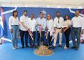 Ministro Kelvin Cruz inicia construcción de multiuso en Los Cacaos, San Cristóbal