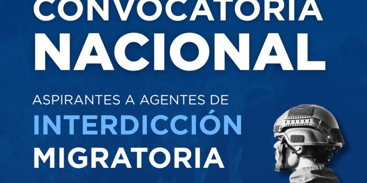 DGM convoca a hombres y mujeres de 18 a 30 años para nueva promoción de Agentes de Interdicción Migratoria
