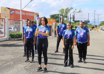 San Francisco de Macorís se convierte en escenario del relevo policial rumbo a los Juegos Mundiales 2026