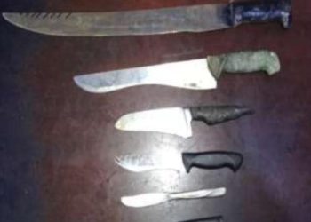 Policía ocupa 12 armas blancas e interviene cuatro puntos durante operativos en San Cristóbal
