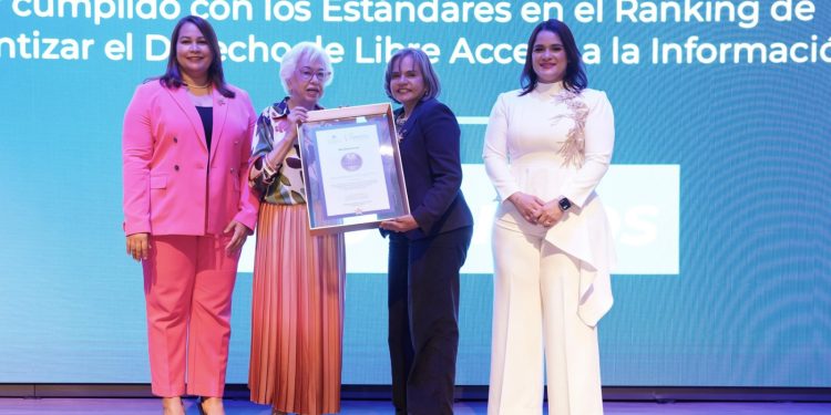 TSE recibe máximo galardón por la Dirección General de Ética e Integridad Gubernamental (DIGEIG) en la categoría ORO en Ranking de Transparencia