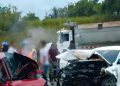 Al menos cinco fallecidos tras accidente múltiple en Circunvalación de Santo Domingo