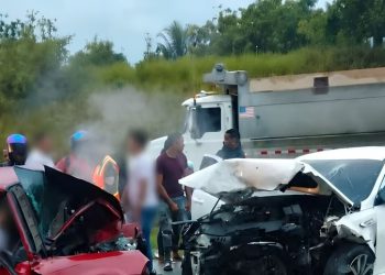 Al menos cinco fallecidos tras accidente múltiple en Circunvalación de Santo Domingo