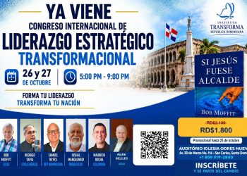 Líderes cristianos internacionales se reunirán en el país para impulsar el liderazgo de servicio y la transformación social
