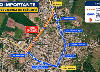 MOPC anuncia desvío temporal del tránsito en la avenida Benito Monción de Mao