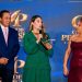 CDP reconoce a Iluminada Muñoz en la gala de periodistas de Sánchez Ramírez