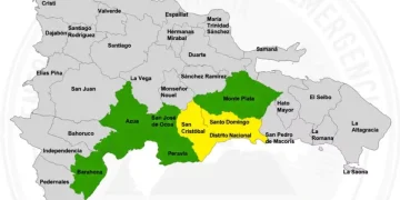 Ocho provincias en alerta por fuertes lluvias y riesgo de inundaciones