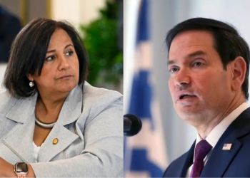 Marco Rubio se reúne con Dinorah Figuera en Washington para abordar la transición política en Venezuela