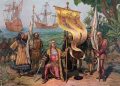 12 de octubre Día de la Raza, Encuentro de dos mundos