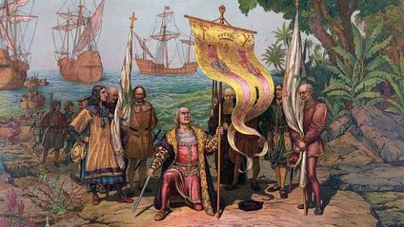 12 de octubre Día de la Raza, Encuentro de dos mundos