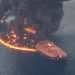 Irán anuncia que otro superpetrolero se incendió tras impactar con una mina naval en Ormuz