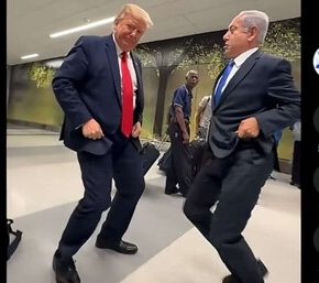 Netanyahu comparte video creado con IA en el que baila con Trump al ritmo de "Dame hombro"